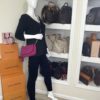 Gucci Pebbled Calfskin Medium Soho Flap Crossbody Hot Pink 3
