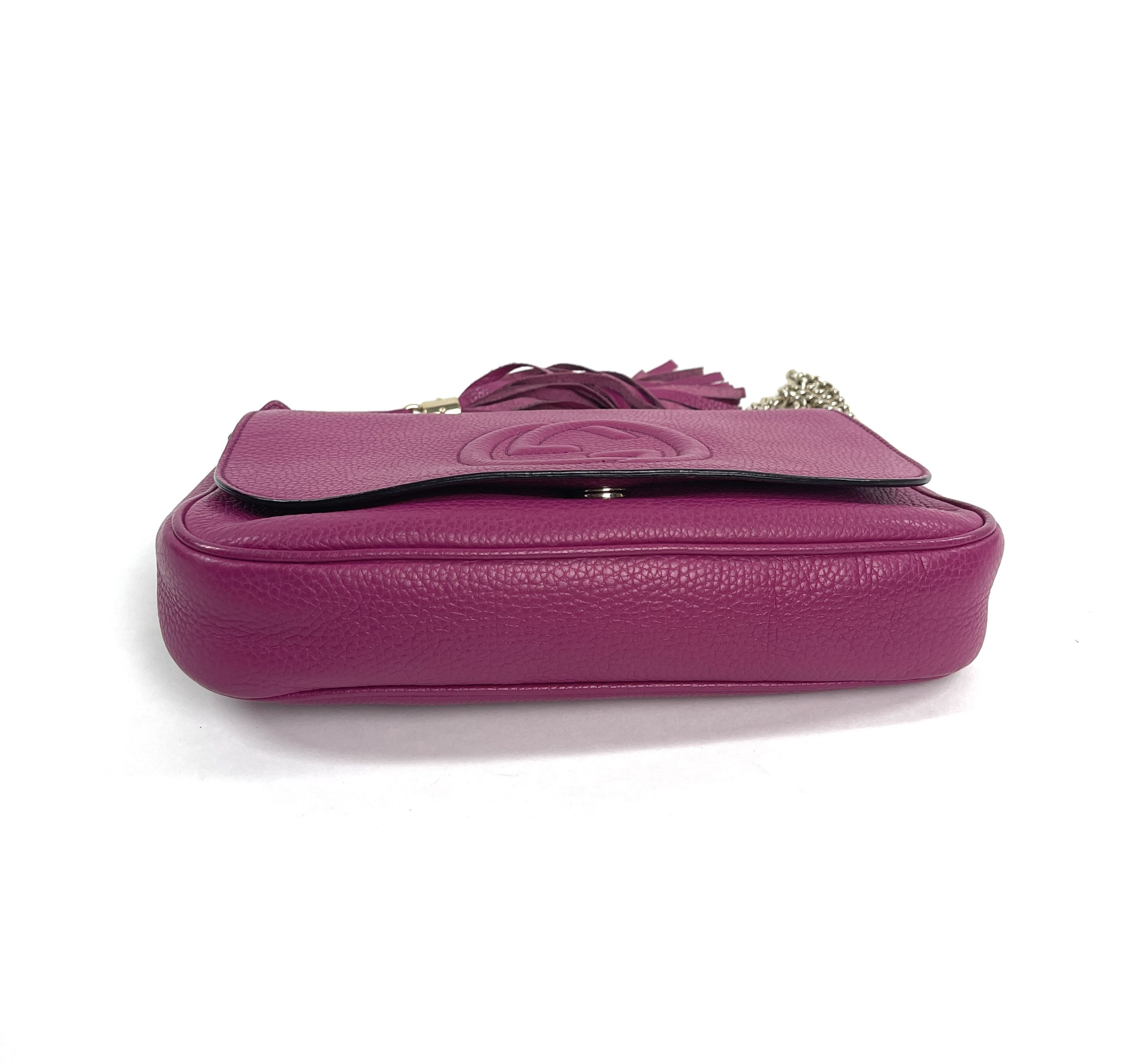 GUCCI Calfskin Handmade Braided Top Handle Bag Purple - LARGE – Chanel  Vuitton
