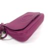 Gucci Pebbled Calfskin Medium Soho Flap Crossbody Hot Pink 17