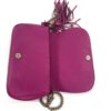 Gucci Pebbled Calfskin Medium Soho Flap Crossbody Hot Pink 9