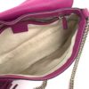 Gucci Pebbled Calfskin Medium Soho Flap Crossbody Hot Pink 6