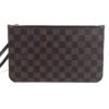 Louis Vuitton Damier Ebene Neverfull Pouch Wristlet 2