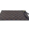 Louis Vuitton Damier Ebene Neverfull Pouch Wristlet 7