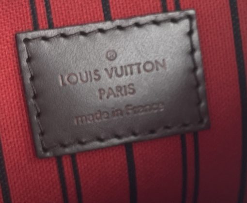 Louis Vuitton Damier Ebene Neverfull Pouch Wristlet 10