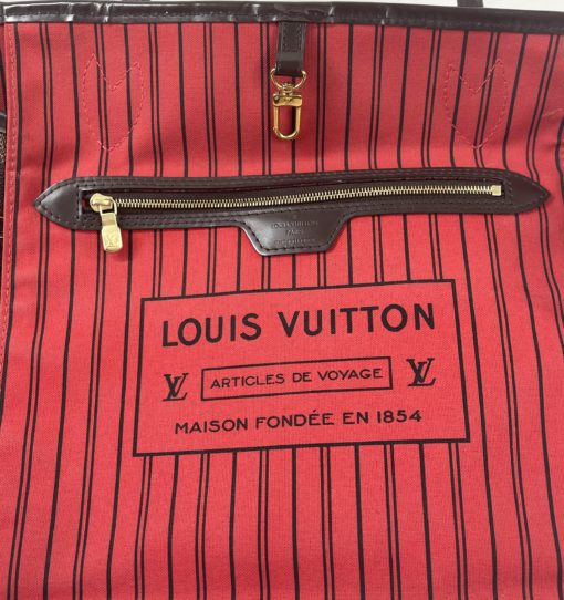 Louis Vuitton Neverfull MM Damier Ebene Cerise 14