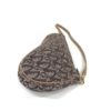 Christian Dior Vintage Diorissimo Saddle Pochette Tan Brown 9