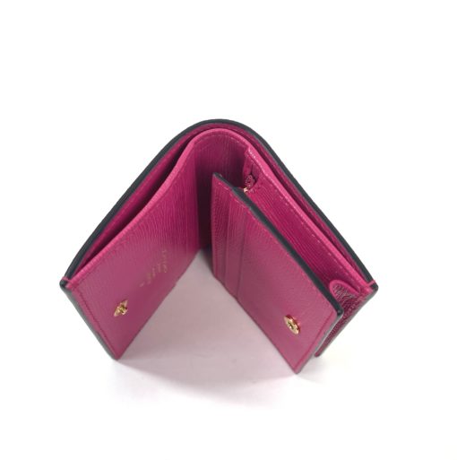 Gucci x Ken Scott Marmont Printed Leather Flap Card Case Wallet Pink 18