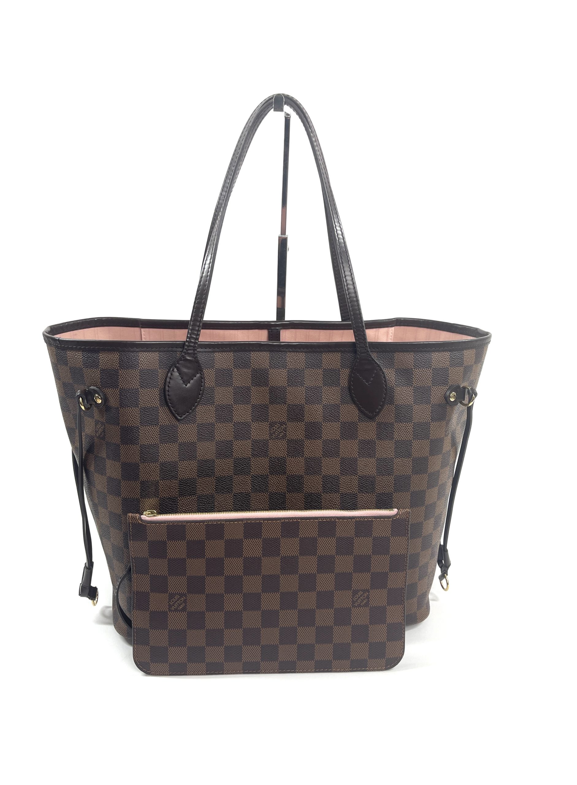 Louis Vuitton Neverfull MM Ebene With Rose Ballerine - A World Of Goods For  You, LLC
