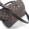 Louis Vuitton Damier Ebene Red Speedy Bandouliere 25 30