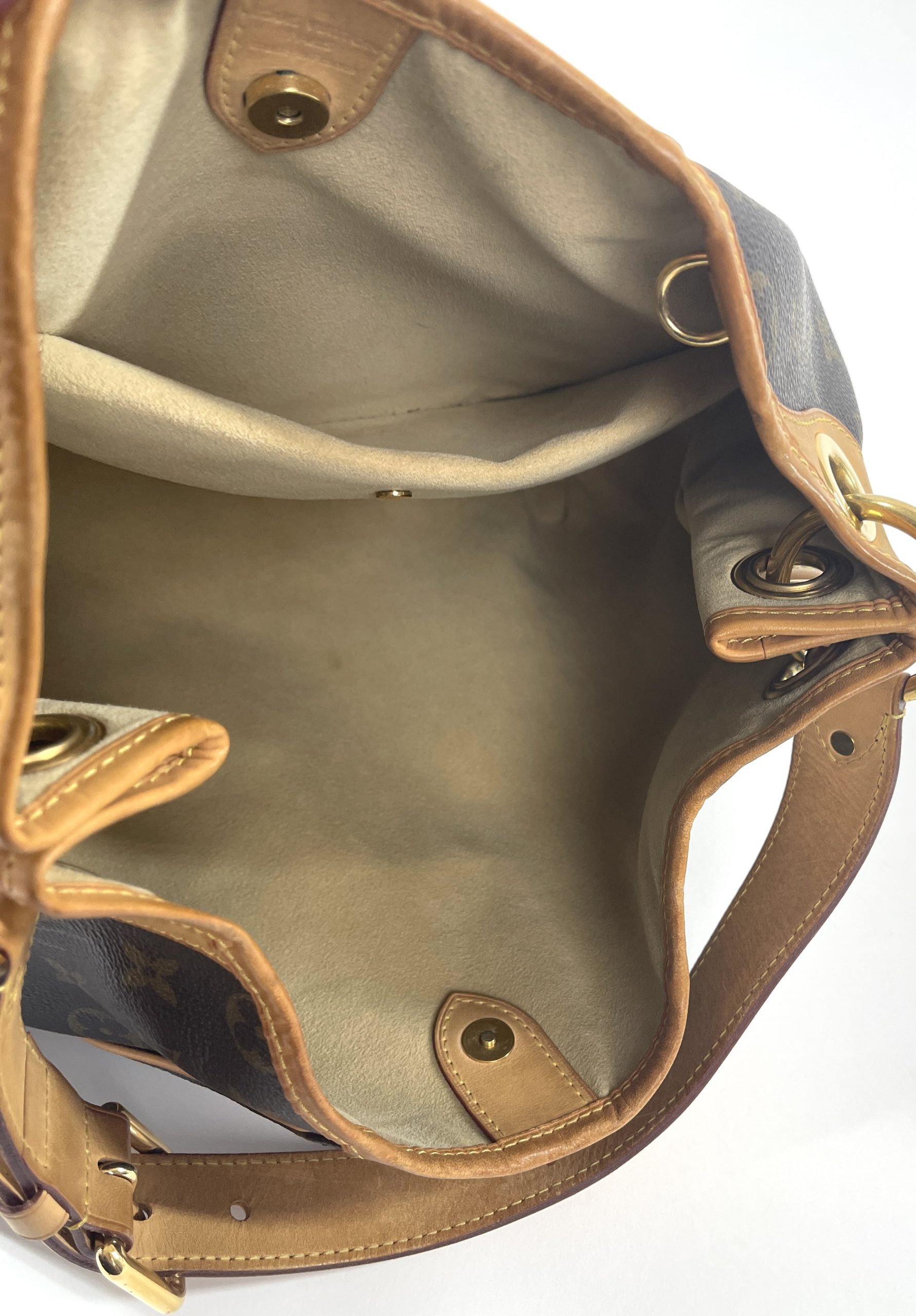 Louis-Vuitton Bucket Bag pm with Zipper Pouch and Dust Bag Leather