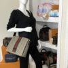 Gucci Supreme Web Large Flap Messenger Bag 2