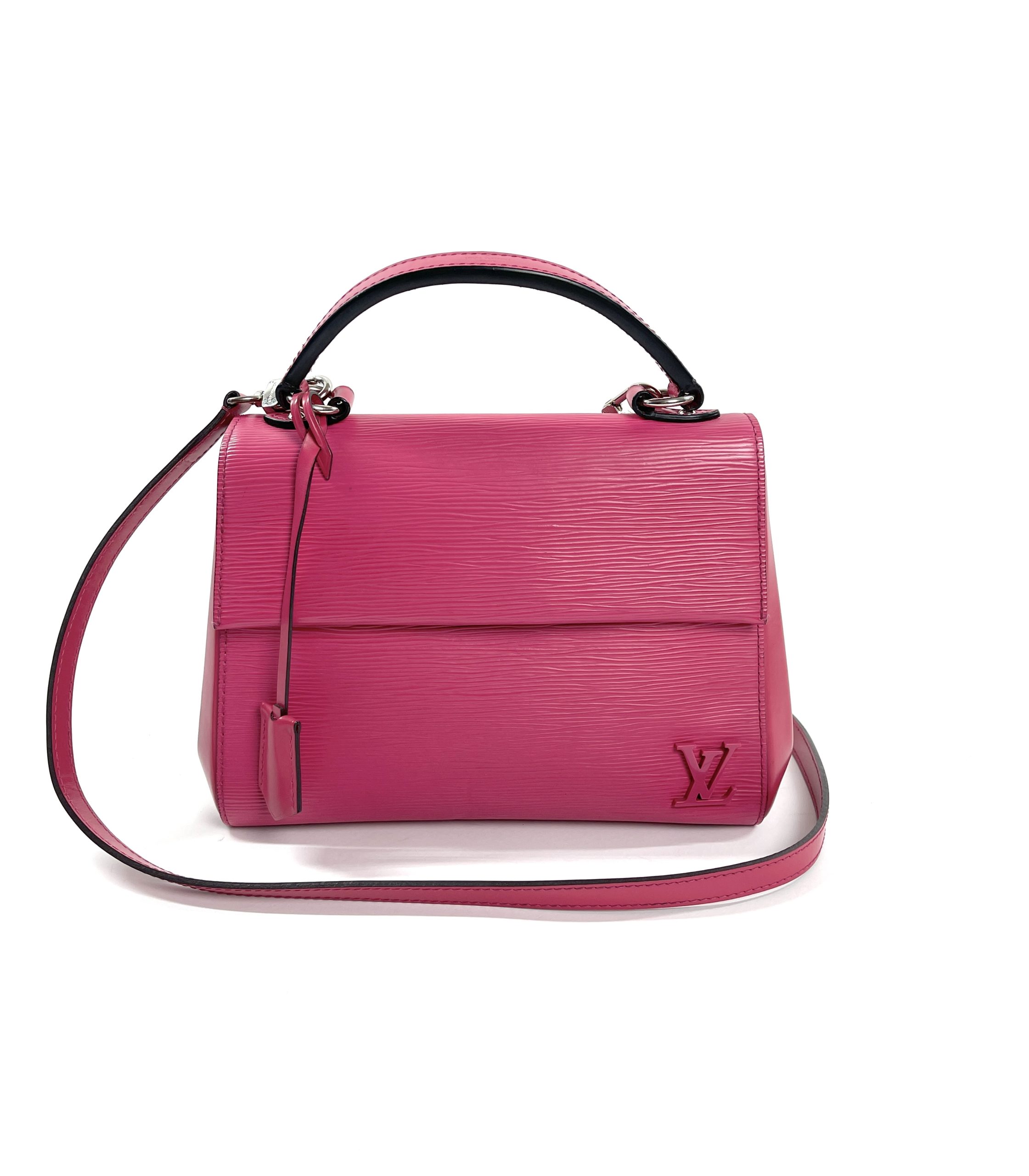LOUIS VUITTON Red Epi Leather Cluny Bag / B320-22239