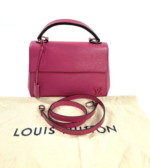 Louis Vuitton Hot Pink Epi Leather Cluny BB Shoulder Bag 7