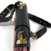 Prada City Calf Saffiano Cahier Bag Geranio Black Crossbody Bag 9