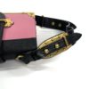Prada City Calf Saffiano Cahier Bag Geranio Black Crossbody Bag 21