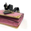 Prada City Calf Saffiano Cahier Bag Geranio Black Crossbody Bag 16