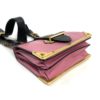 Prada City Calf Saffiano Cahier Bag Geranio Black Crossbody Bag 14