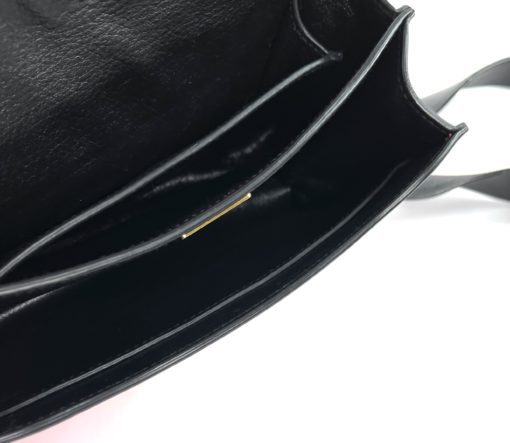 Prada City Calf Saffiano Cahier Bag Geranio Black Crossbody Bag 7