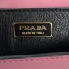 Prada City Calf Saffiano Cahier Bag Geranio Black Crossbody Bag 22