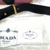Prada City Calf Saffiano Cahier Bag Geranio Black Crossbody Bag 24