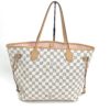 Louis Vuitton Damier Azur Neverfull MM Rose Ballerine 3
