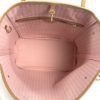 Louis Vuitton Damier Azur Neverfull MM Rose Ballerine 13