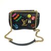 Louis Vuitton Fly Sail Travel Embroidered New Wave Chain MM Black Bag 4