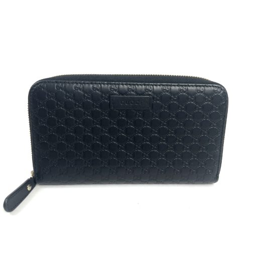 Gucci Microguccissima Black Zip Around Wallet 3