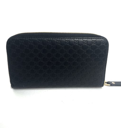 Gucci Microguccissima Black Zip Around Wallet 2