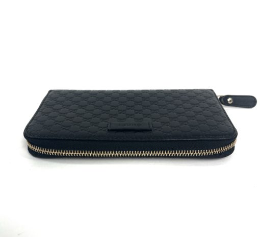 Gucci Microguccissima Black Zip Around Wallet 10