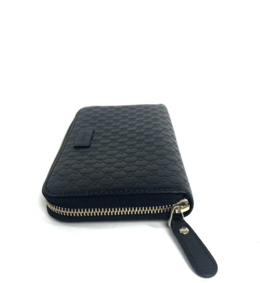 Gucci Microguccissima Black Zip Around Wallet 7