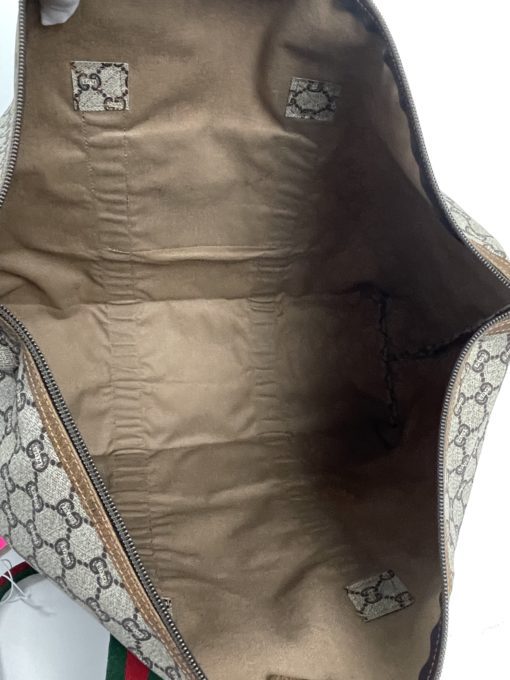 Gucci Plus Logo Canvas Vintage Tote Shoulder Bag  12