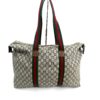 Gucci Plus Logo Canvas Vintage Tote Shoulder Bag  6