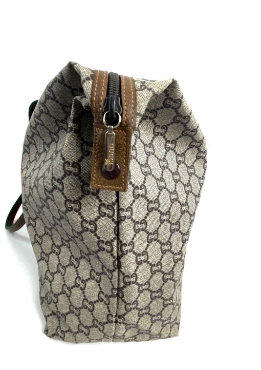 Gucci Plus Logo Canvas Vintage Tote Shoulder Bag  16
