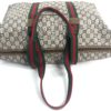 Gucci Plus Logo Canvas Vintage Tote Shoulder Bag  14