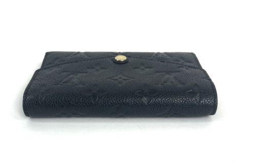 Louis Vuitton Black Empreinte Leather Compact Curieuse Wallet 11