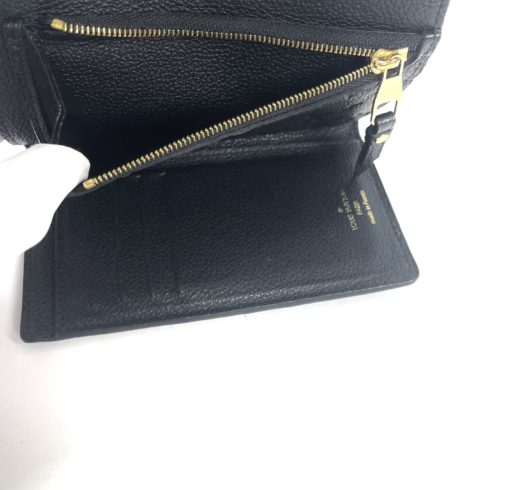 Louis Vuitton Black Empreinte Leather Compact Curieuse Wallet 3