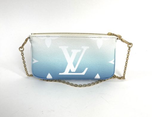 LOUIS VUITTON MULTI POCHETTE BANDOULIERE JAQUARD BRUME COIN Purse By The  Pool