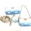 Louis Vuitton Monogram Giant By The Pool Multi Pochette Accessories Blue Crossbody 18