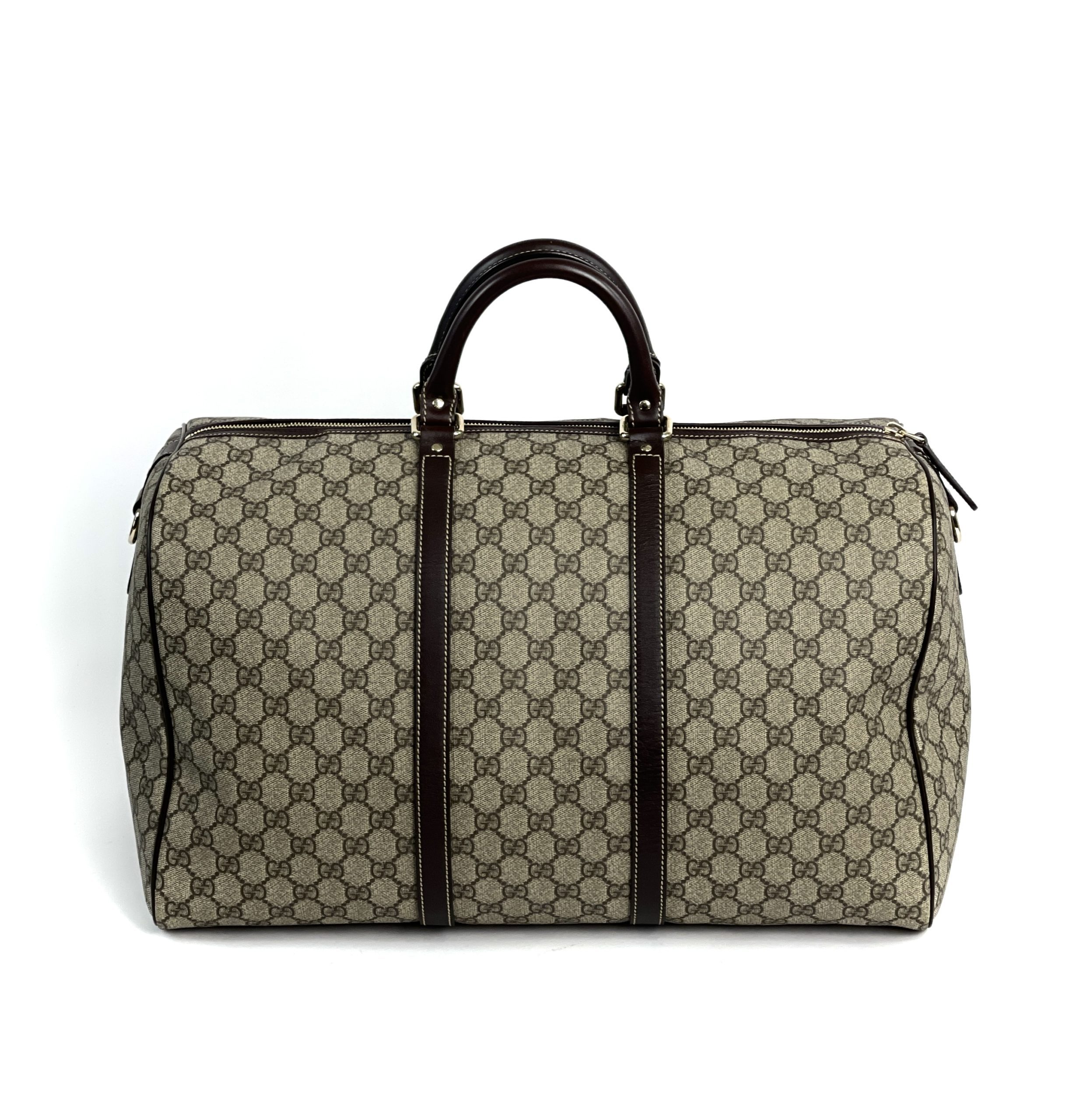 Gucci Supreme Logo Coated Canvas Travel Bag - A World Of Goods For