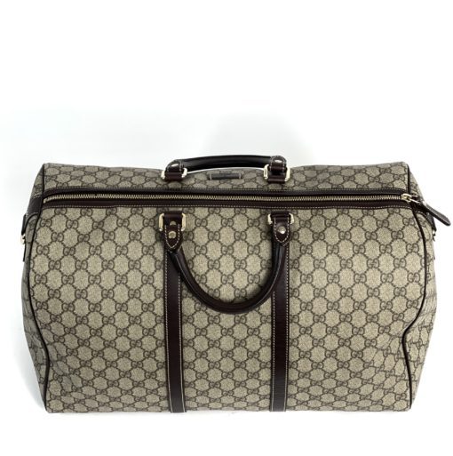 Gucci Supreme Logo Coated Canvas Travel Bag 9