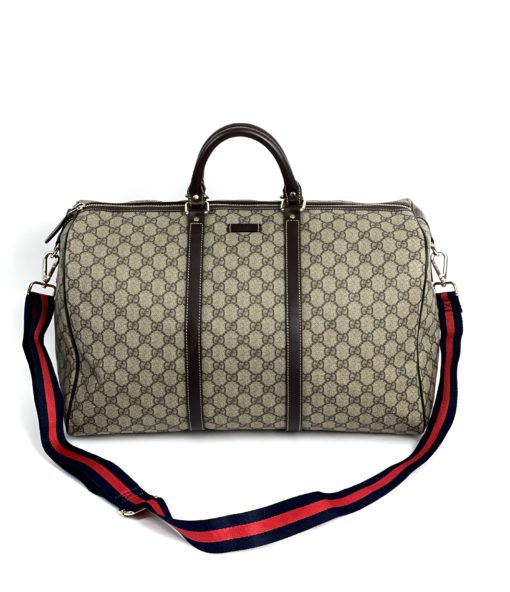 Gucci Supreme Logo Coated Canvas Travel Bag 4