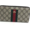 Gucci Web Bee Coated Canvas Long Zippy Wallet 8