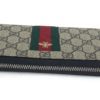 Gucci Web Bee Coated Canvas Long Zippy Wallet 6