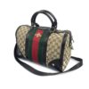 Gucci Medium Boston Web Bee Satchel Crossbody 4