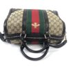 Gucci Medium Boston Web Bee Satchel Crossbody 18
