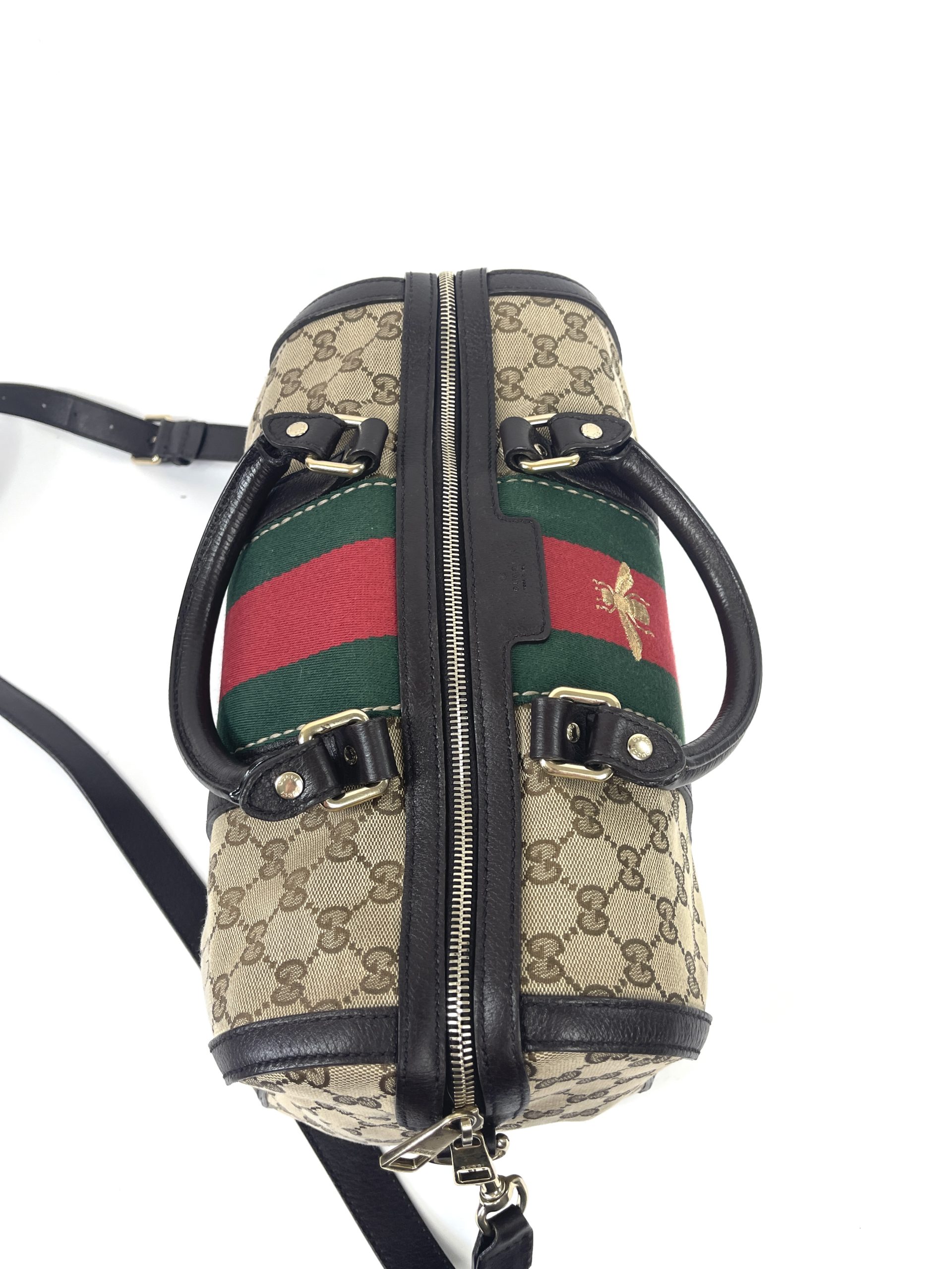 Gucci Camera Bag Crossbody Bee Web Brown - US