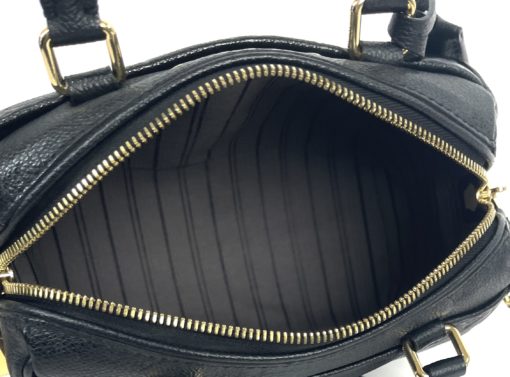 Louis Vuitton Noir Black Empreinte Speedy 20 Bandouliere Crossbody 9