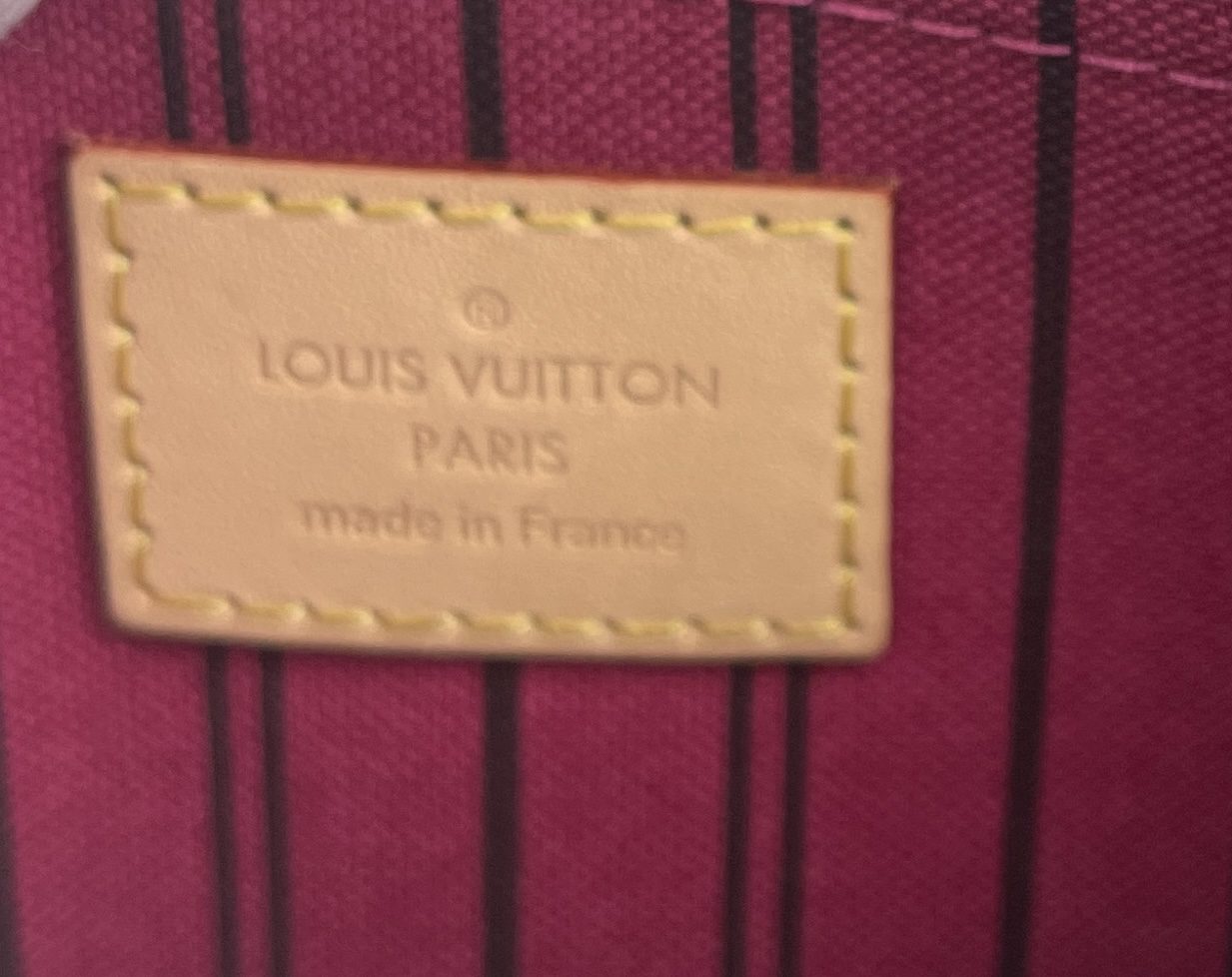 Authentic Louis Vuitton Monogram MM Pochette / Pouch Only Pivoine