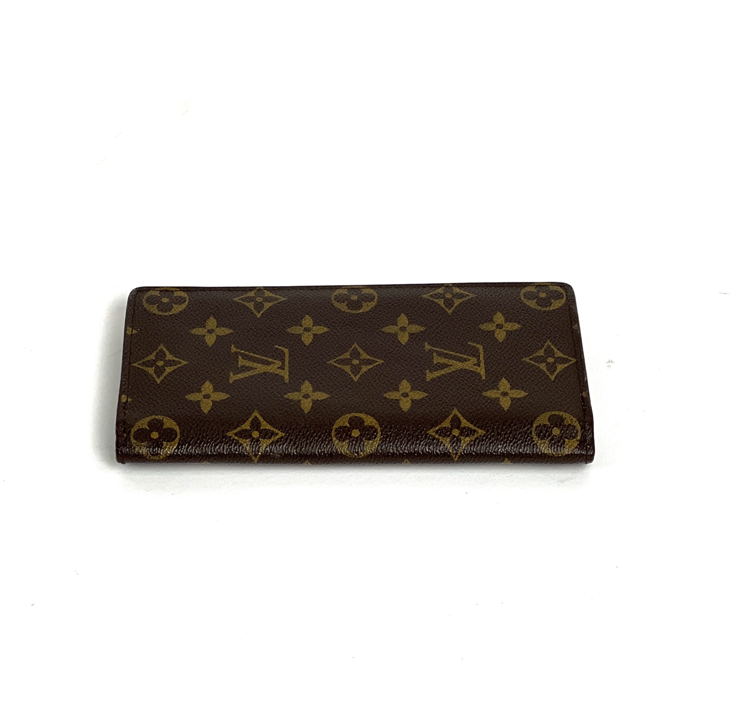 Pre-Owned Louis Vuitton Brazza Wallet MonogramBrown 